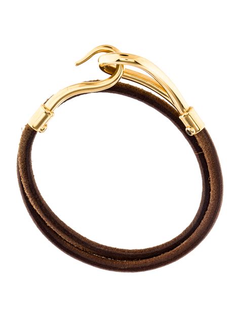 hermes jumbo hook bracelet|HERMES Swift Jumbo Hook Bracelet Gold .